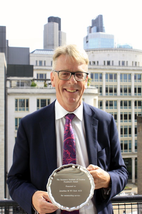 Jonathan Clark ACII awarded President's Award 2016