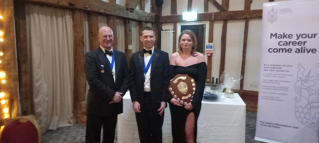 Ian Callaghan Presenting the Peter Checketts Award