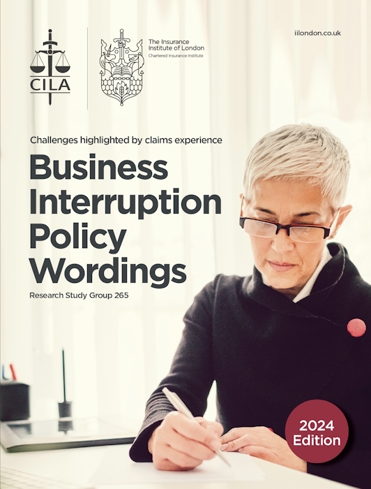 BI Policy Wordings - an updated book from the Insurance Institute of London and CILA