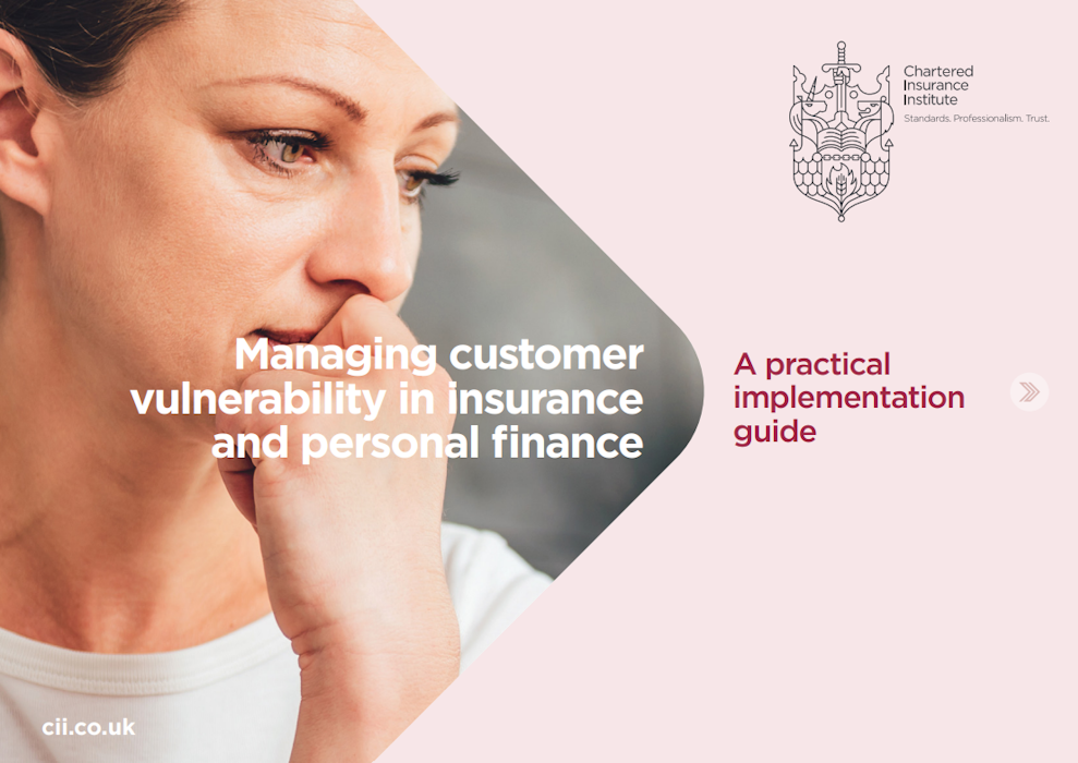 New CII guidance sets benchmark for managing vulnerability across insurance and personal finance