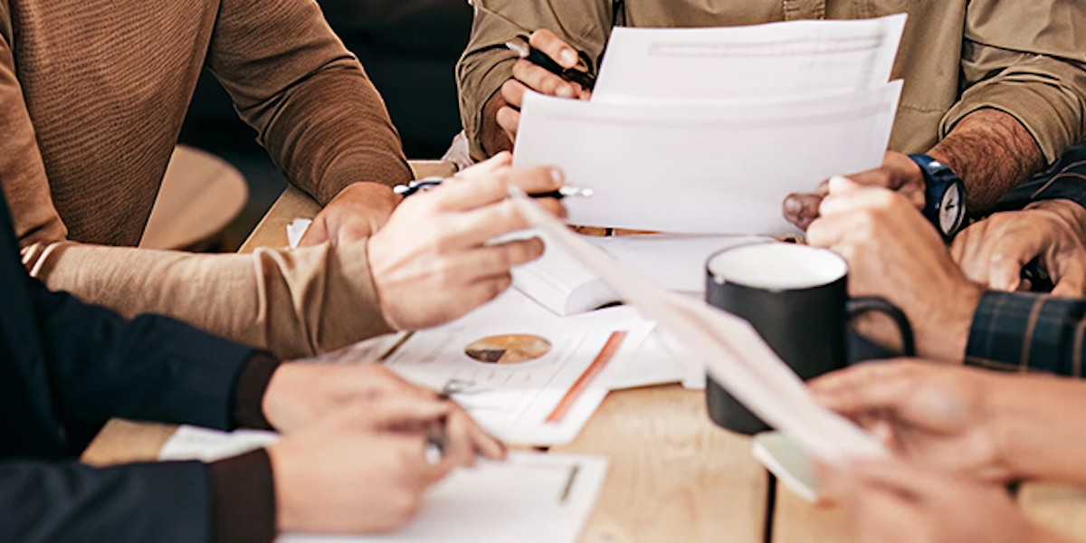 Networking Group Of People Informal