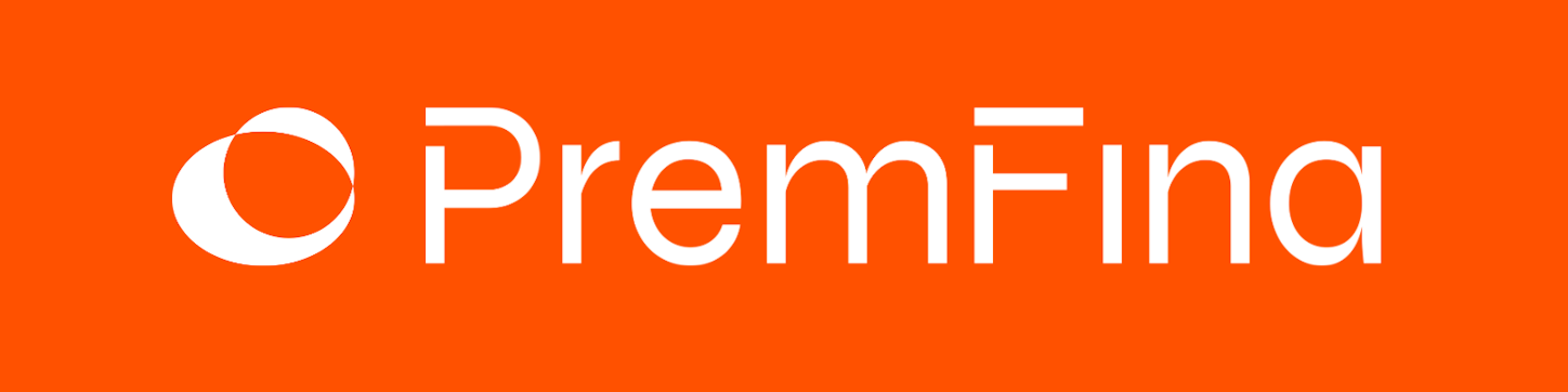 Logo White On Orange Background